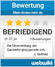 Bewertungen zu main-donau-netz.de