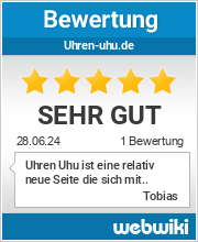 Bewertungen zu uhren-uhu.de