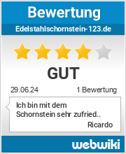 Bewertungen zu edelstahlschornstein-123.de