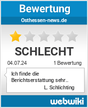 Bewertungen zu osthessen-news.de