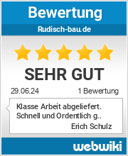 Bewertungen zu rudisch-bau.de