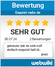 Bewertungen zu exquisit-radio.de