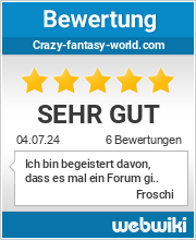 Bewertungen zu crazy-fantasy-world.com