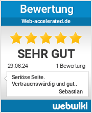 Bewertungen zu web-accelerated.de