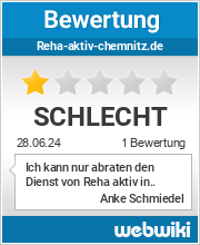 Bewertungen zu reha-aktiv-chemnitz.de