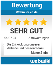 Bewertungen zu webmuecke.de