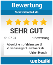 Bewertungen zu meisterbad24.de