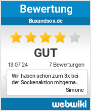 Bewertungen zu buxandsox.de