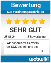 Bewertungen zu sus-verbindungstechnik.de