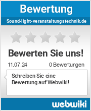 Bewertungen zu sound-light-veranstaltungstechnik.de