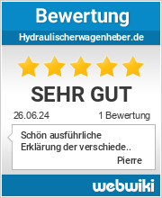 Bewertungen zu hydraulischerwagenheber.de