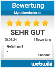 Bewertungen zu myrubberducks.de