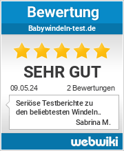 Bewertungen zu babywindeln-test.de