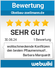 Bewertungen zu obstbau-zoellmann.de