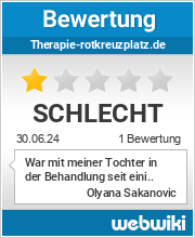 Bewertungen zu therapie-rotkreuzplatz.de