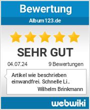 Bewertungen zu album123.de