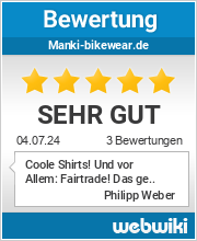 Bewertungen zu manki-bikewear.de