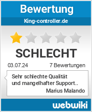 Bewertungen zu king-controller.de