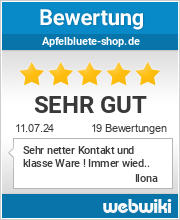 Bewertungen zu apfelbluete-shop.de