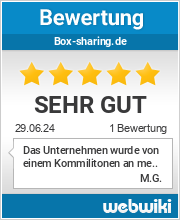Bewertungen zu box-sharing.de