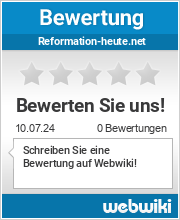 Bewertungen zu reformation-heute.net