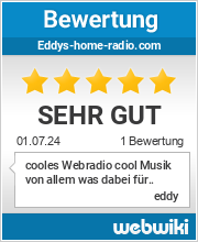 Bewertungen zu eddys-home-radio.com