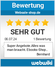 Bewertungen zu websale-shop.de