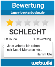 Bewertungen zu lancy-beckenboden.de
