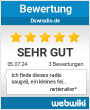 Bewertungen zu dswradio.de