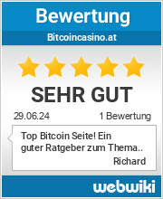 Bewertungen zu bitcoincasino.at