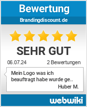 Bewertungen zu brandingdiscount.de