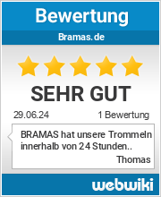 Bewertungen zu bramas.de