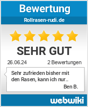 Bewertungen zu rollrasen-rudi.de