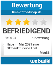Bewertungen zu rma-offroadshop.de