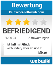 Bewertungen zu deutscher-lottoclub.com