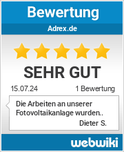 Bewertungen zu adrex.de