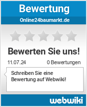 Bewertungen zu online24baumarkt.de