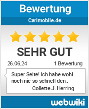 Bewertungen zu carlmobile.de