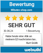 Bewertungen zu wibutec-shop.com