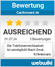 Bewertungen zu castforward.de