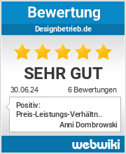 Bewertungen zu designbetrieb.de