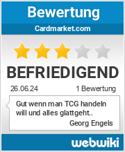 Bewertungen zu cardmarket.com