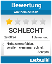 Bewertungen zu wbv-neukoelln.de