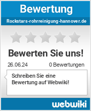 Bewertungen zu rockstars-rohrreinigung-hannover.de