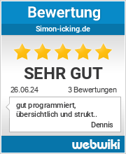 Bewertungen zu simon-icking.de