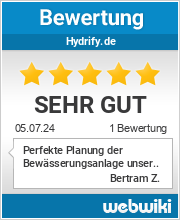 Bewertungen zu hydrify.de