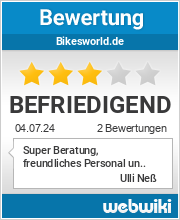 Bewertungen zu bikesworld.de