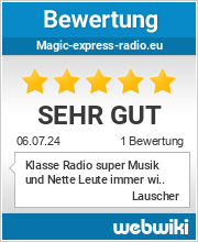 Bewertungen zu magic-express-radio.eu