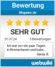 Bewertungen zu wogatex.de