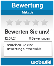 Bewertungen zu mztx.de